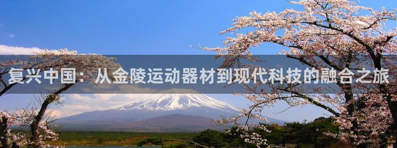 凯捷体育平台假的吗是真的吗吗:复兴中国:从金陵运动器材到现代