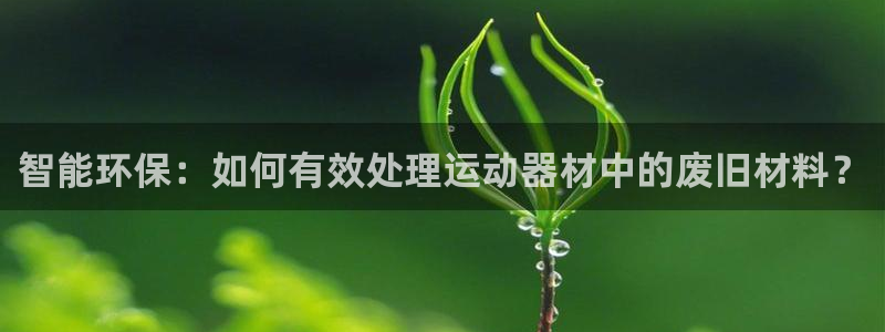 注册凯捷体育:智能环保:如何有效处理运动器材中的废旧材料?